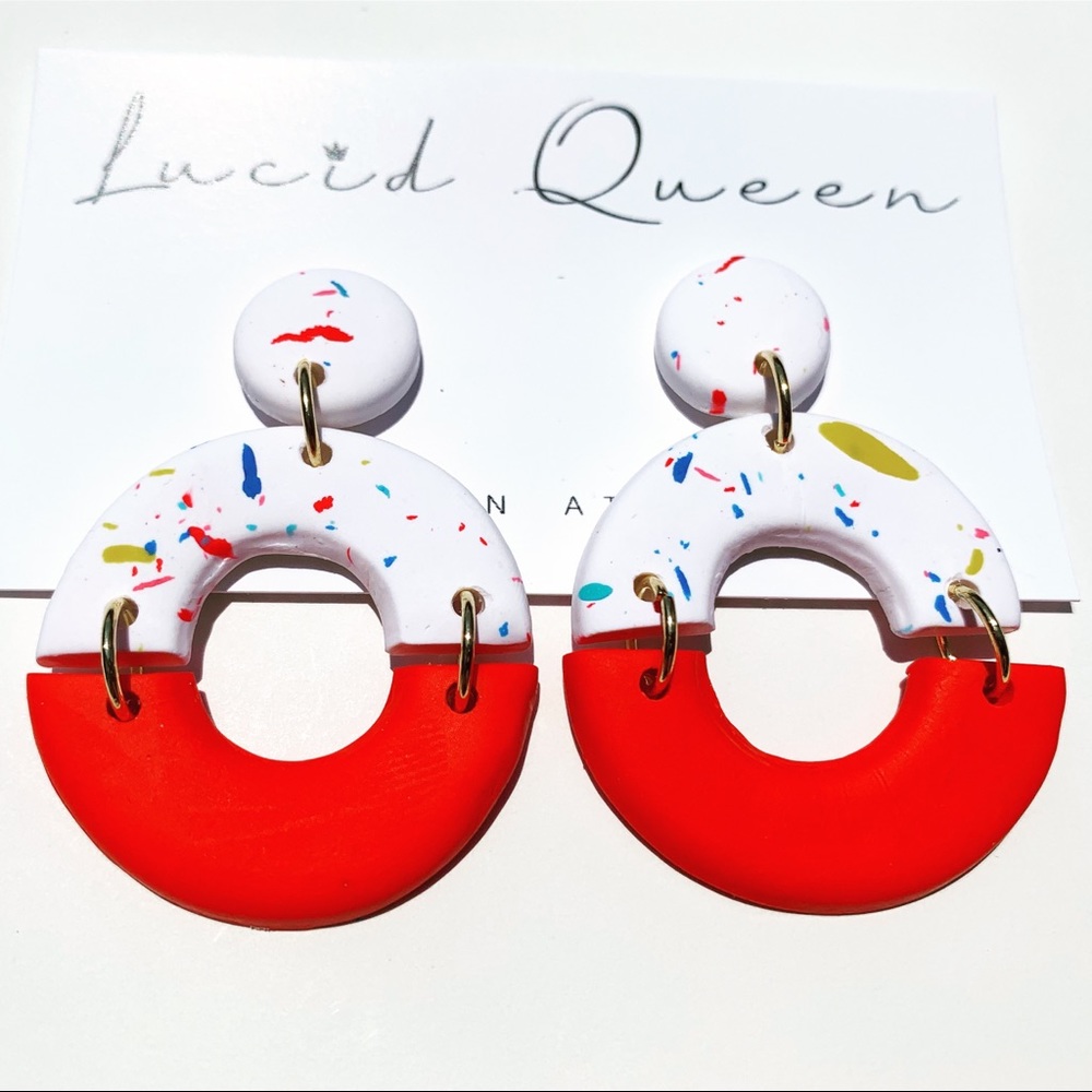 Confetti Statement Earrings